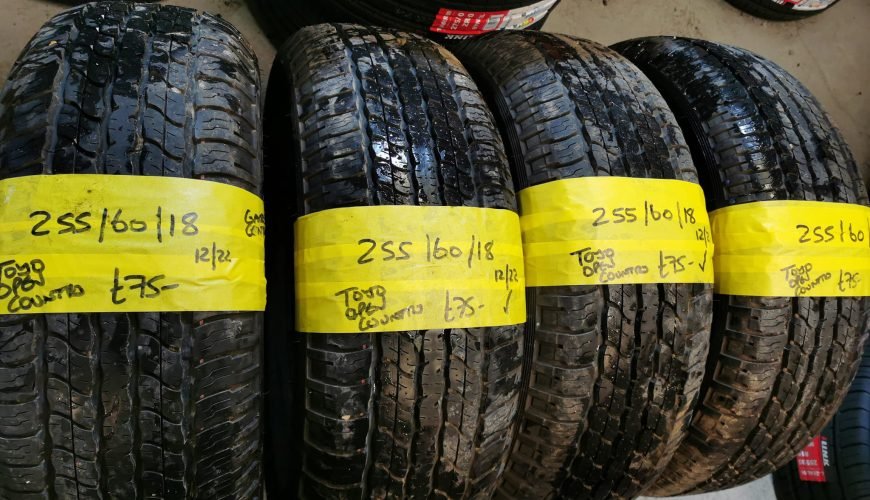 255-60-18-toyo-open-country-3h01c55un1snh8o5483thm.jpg 255 / 60 / 18 TOYO OPEN COUNTRY TYRES – FOUR AVAILABLE - Image 1