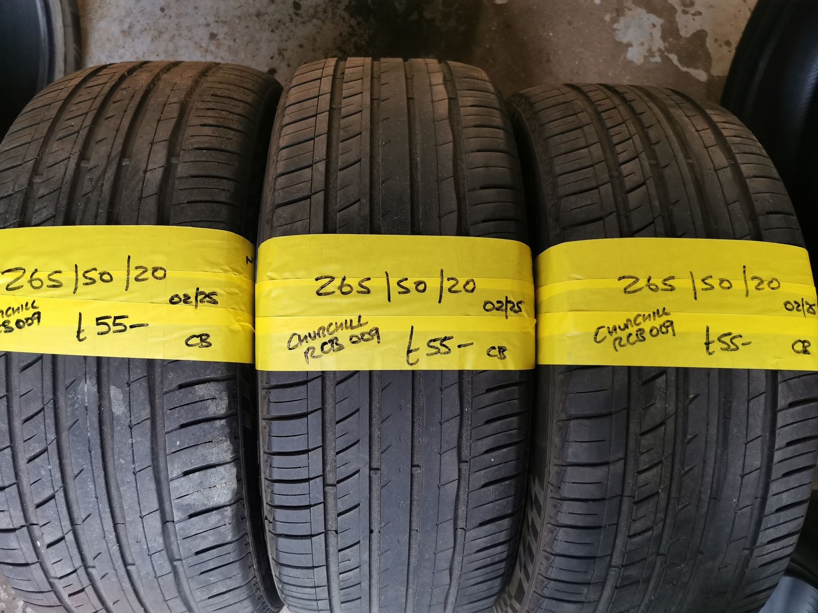 265-50-20-churchill.jpg 265 / 50 / 20 CHURCHILL RCB 900 TYRES - THREE AVAILABLE - Image 1