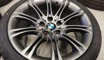 18" GENUINE BMW MV2 ALLOY WHEELS / NEW TYRES
