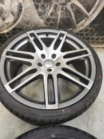 20" AUDI S LINE STYLE ALLOY WHEELS RARE BICOLOUR OPTION - Image 2