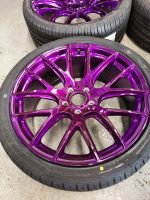 20" Bmw CSL Style Alloy Wheels / New Tyres – Candy Purple - Image 3