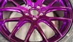20" BMW CSL STYLE ALLOY WHEELS / NEW TYRES – CANDY PURPLE - Image 2