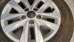 16" VOLKSWAGEN T5 CLAYTON ALLOY WHEELS / TYRES - Image 3