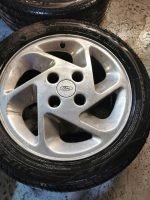 15" Genuine Ford RS Turbo Alloy Wheels / New Tyres - Image 2