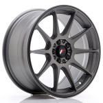 JR Wheels JR11 17x8.25 ET25 4x100/108 Matt Gun Metal