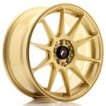JR Wheels JR11 17x7.25 ET35 5x100/114.3 Gold
