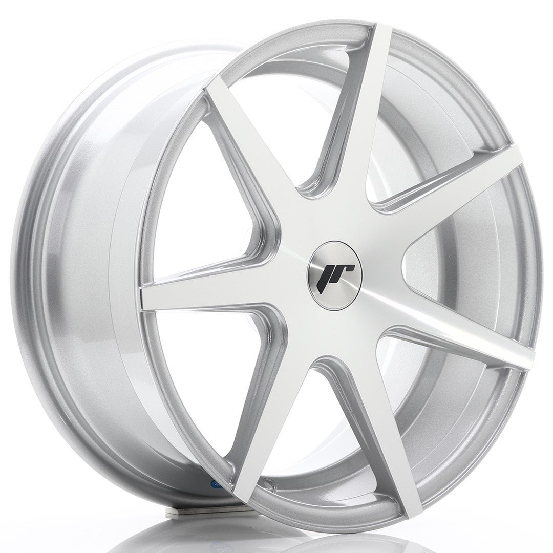 34046_0_24399.jpg JR Wheels JR20 18x8.5 ET40 Blank Silver Machined - Image 1