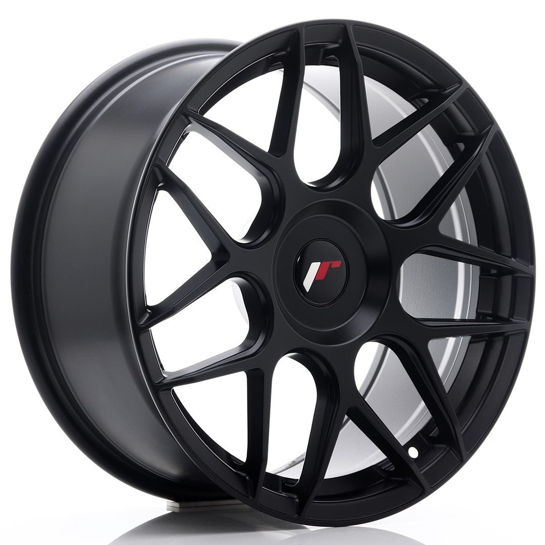 34444_0_24923.jpg JR Wheels JR18 18x8.5 ET25-45 Blank Matt Black - Image 1