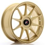 JR Wheels JR11 17x7.25 ET35-40 Blank Gold