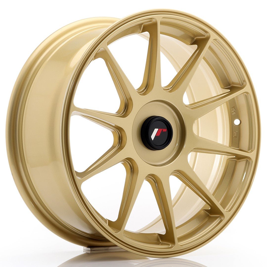 35575_0_24361.jpg JR Wheels JR11 17x7.25 ET35-40 Blank Gold - Image 1