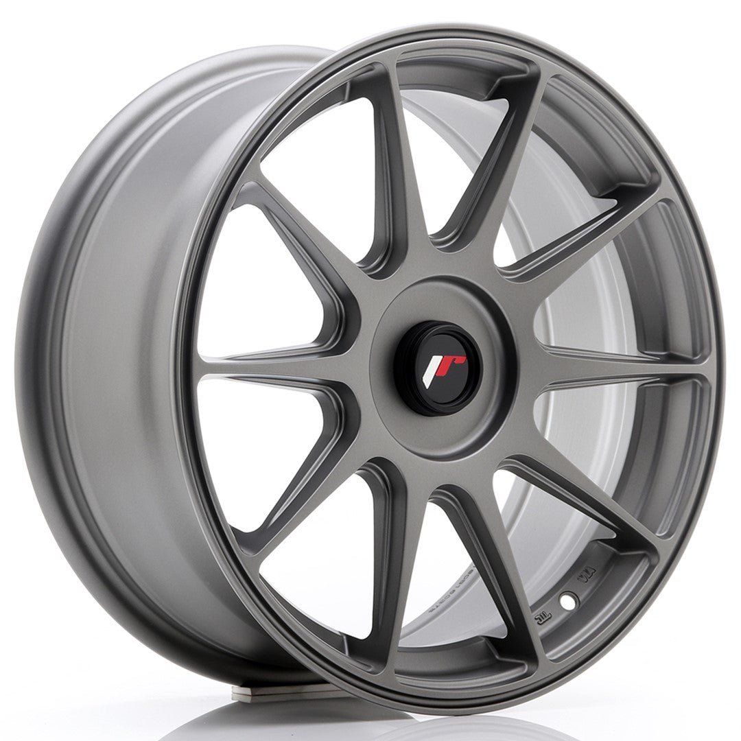 35578_0_24364.jpg JR Wheels JR11 17x7.25 ET35-40 Blank Matt Gun Metal - Image 1