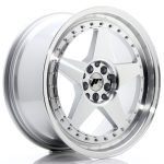 JR Wheels JR6 18x8.5 ET35 5x100/120 Silver Machined Face