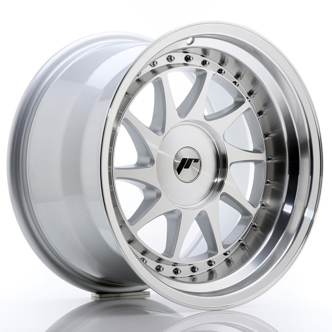 35940_0_23834.jpg JR Wheels JR26 17x10 ET20-25 BLANK Silver Machined Face - Image 1