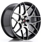 JR Wheels JR18 19x8.5 ET20-42 5H Blank Black Machined