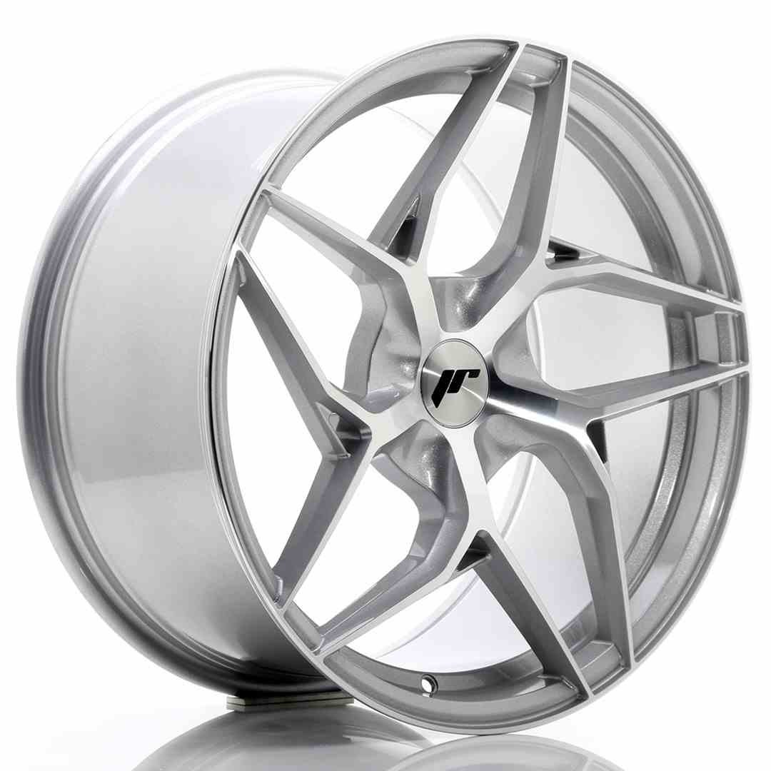 38153_1_24820.jpg JR Wheels JR35 19x9.5 ET35-45 5H BLANK Silver Machined Face - Image 1