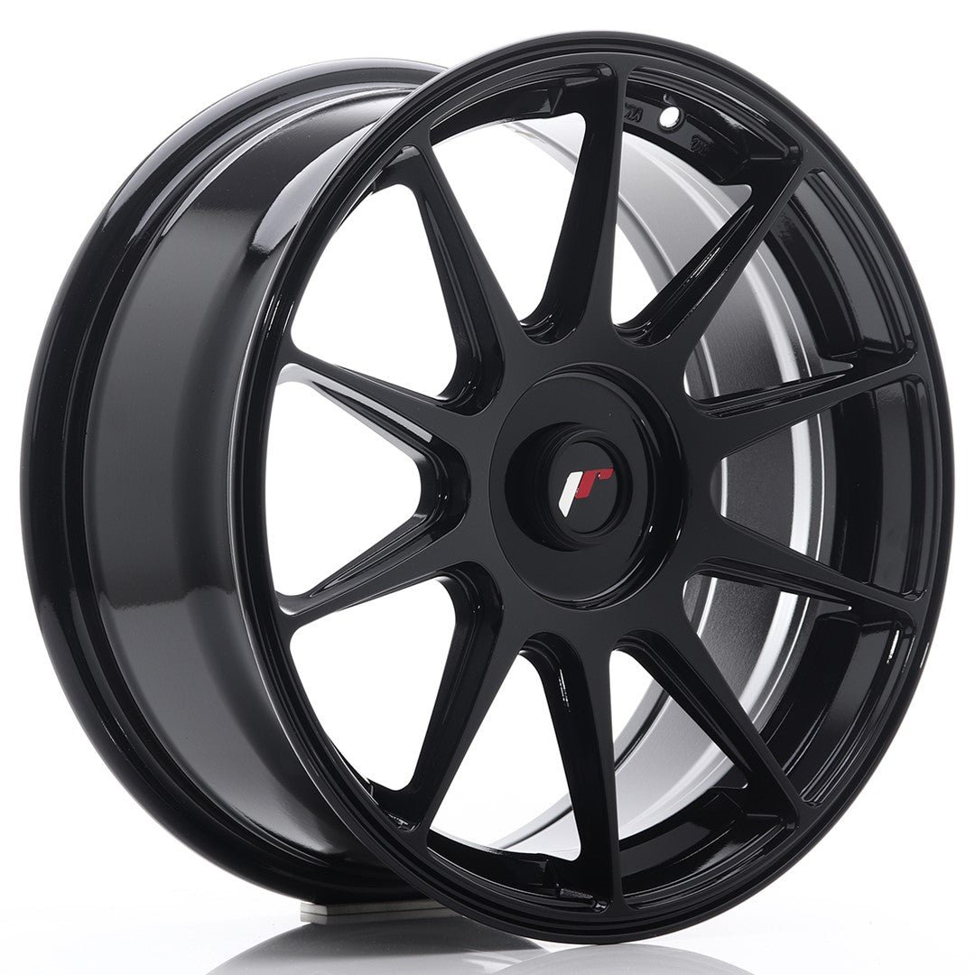 39032_0_25092.jpg JR Wheels JR11 17x7.25 ET35-40 Blank Glossy Black - Image 1