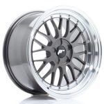 JR Wheels JR23 18x9.5 ET25-48 5H BLANK Hyper Gray w/Machined Lip