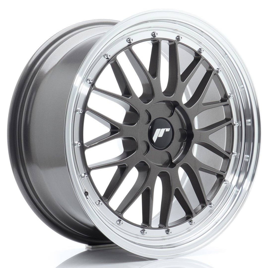 39317_0_30081.jpg JR Wheels JR23 19x8.5 ET20-50 5H BLANK Hyper Gray w/Machined Lip - Image 1