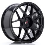 JR Wheels JR18 19x8.5 ET25-42 5H Blank Glossy Black