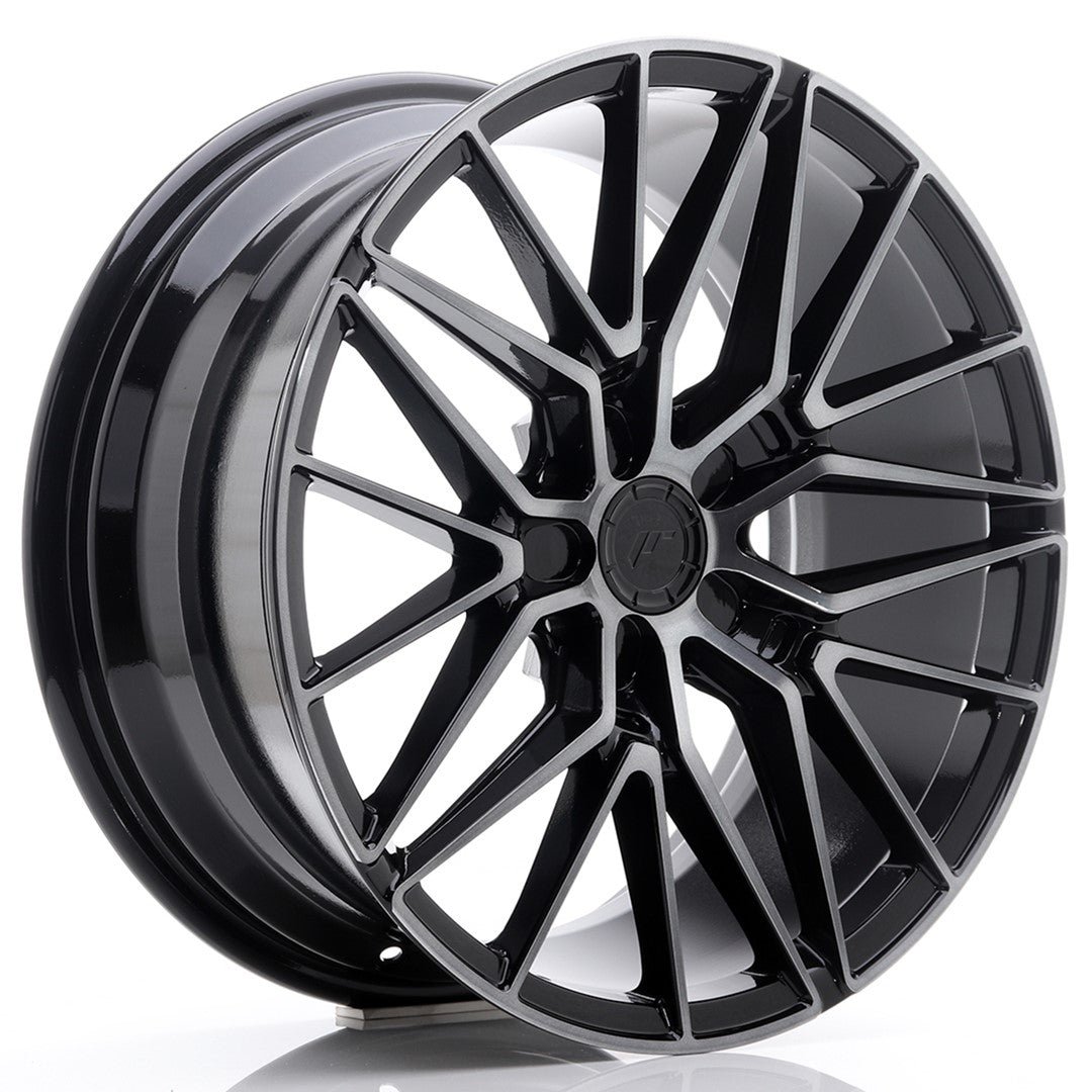 39461_0_24071.jpg JR Wheels JR38 18x8 ET20-45 5H BLANK Black Brushed w/Tinted Face - Image 1