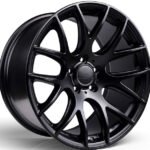3SDM 0.01 18x9.5 5x100 ET35 Matt Black