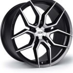 3SDM 0.50SF 20x9 5x120 ET35 Matt Black Brushed Face