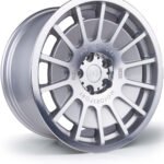 3SDM 0.66 18x8.5 5x100 ET35 Silver Mirror Polished Face