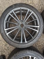 17" TOYOTA GT86 / SUBARU BRZ ALLOY WHEELS / TYRES - AS NEW - Image 5