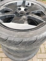 17" SAAB HAMMERHEAD ALLOY WHEELS / TYRES - Image 3