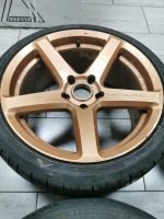18" BMW 5 SPOKE CONCAVE ALLOY WHEELS / TYRES - SATIN GOLD - Image 5