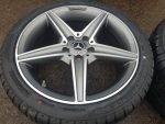 18" GENUINE AMG W205 ALLOY WHEELS / TYRES