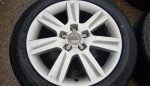 17" GENUINE AUDI A4 ALLOY WHEELS / TYRES - Image 2