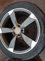 18" AUDI ROTOR STYLE ALLOY WHEELS / TYRES