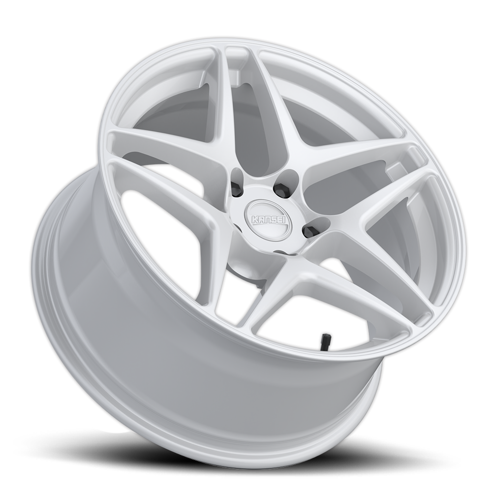 Astro_GLOSSWHITE_Angle_2cc2c739-f44a-4c3b-944d-277ba9271884.png KANSEI Astro 19x10.5 ET35 5x114.3 White - Image 1