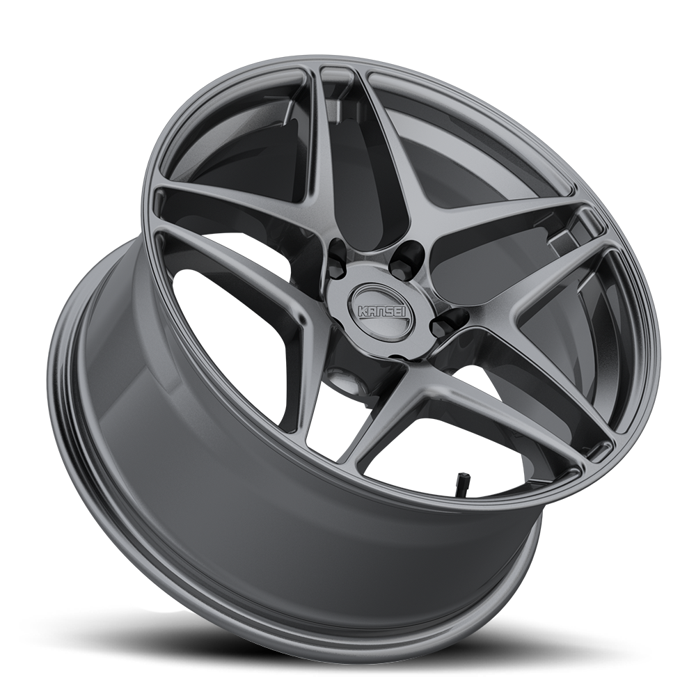 Astro_GUNMETAL_Angle_0a32f963-dd48-494d-a127-d2daec145214.png KANSEI Astro 19x10.5 ET12 5x114.3 Gloss Gunmetal - Image 1