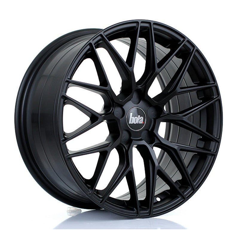 BOLA_B17_MATT_BLACK_1885_ANGLE_bc58f10a-4105-4e50-8679-2430627c8522.jpg BOLA B17 18x8.5 ET40-45 5x105 MATT BLACK - Image 1