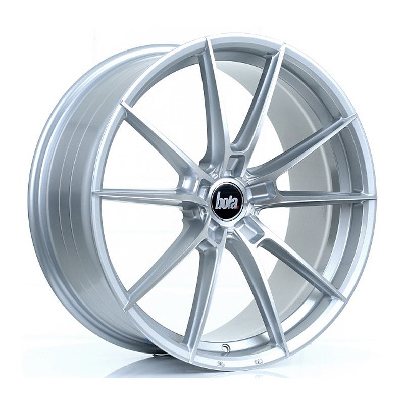 BOLA_B19_CRYSTAL_SILVER_POLISHED_FACE_2085_ANGLE_6eb62f4a-6eb7-4f95-8adc-09088dd70595.jpg BOLA B19 20x8.5 ET40-45 5x112 SILVER POLISHED FACE - Image 1