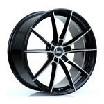 BOLA B19 20x8.5 ET40-45 5x120 GLOSS BLACK POLISHED FACE