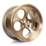 BOLA B5 18x9.5 ET40-45 5x120.65 BRONZE BRUSHED POLISHED FACE
