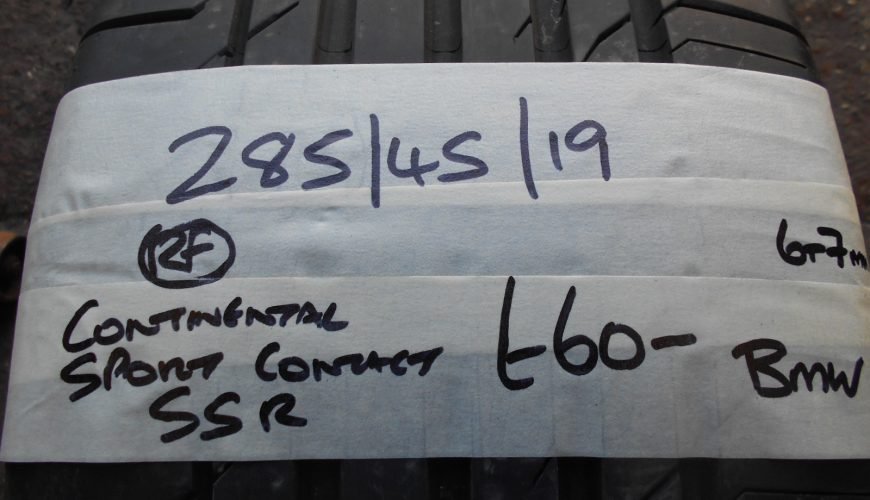 DSCN1883-32yutqsd7ks0lw6vhjlk3u.jpg 285/45/19 CONTINENTAL CONTACT SPORT SSR - Image 1