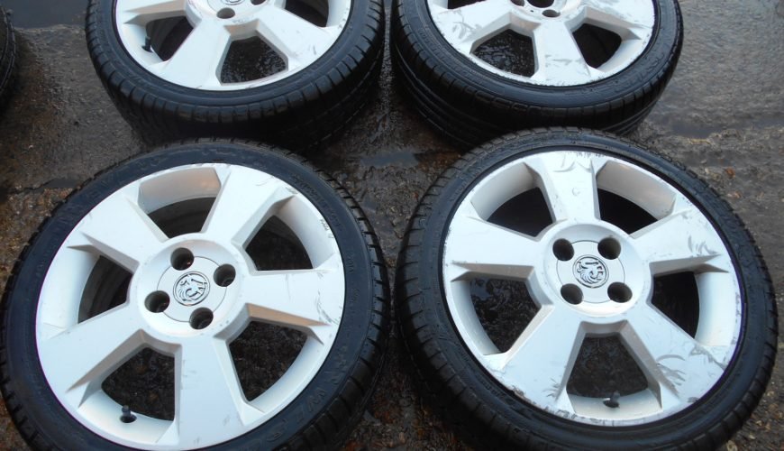 DSCN1979-332tv1k7kczxhn18gl1zpm.jpg 16" GENUINE VAUXHALL CORSA SRI / SXI ALLOY WHEELS / TYRES - Image 1