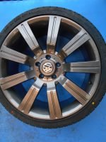 20" VOLKSWAGEN T5 STORMER STYLE ALLOY WHEELS / NEW TYRES