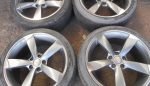 18" AUDI ROTOR STYLE ALLOY WHEELS / TYRES