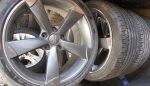 18" AUDI ROTOR STYLE ALLOY WHEELS / TYRES - Image 2