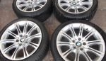 18″ GENUINE BMW MV2 ALLOY WHEELS / TYRES – BMW E60 / 61