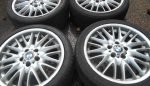 18″ GENUINE BMW MV1 ALLOY WHEELS / TYRES