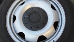 17″ GENUINE VOLKSWAGEN T5 FAN BLADE STEEL WHEELS / TYRES - Image 3
