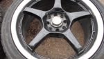 17" BSA ALLOY WHEELS / TYRES - MULTIFIT