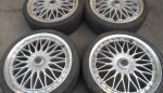 18" BBS STYLE ALLOY WHEELS / TYRES - 4 X 100 - VOLKSWAGEN ETC - Image 2