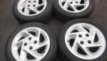 15" GENUINE FORD ESCORT RS TURBO ALLOY WHEELS / TYRES - Image 2